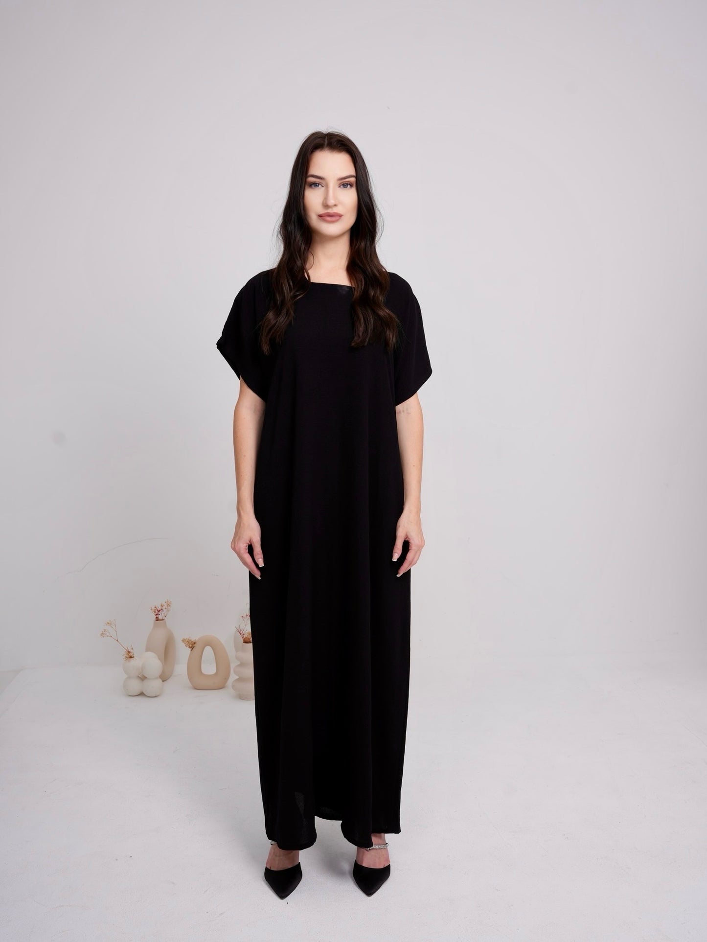 Under Abaya Dress Black