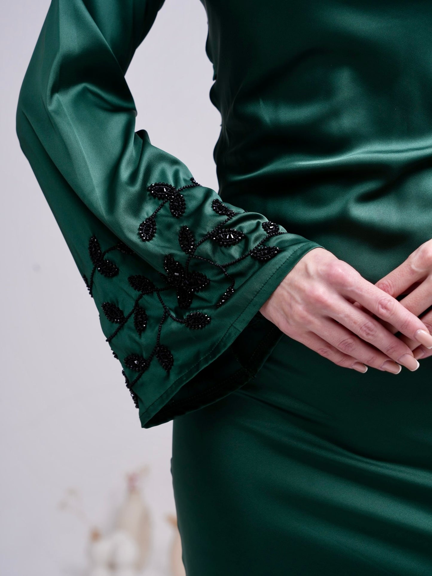 Armani Silk Emerald Dress